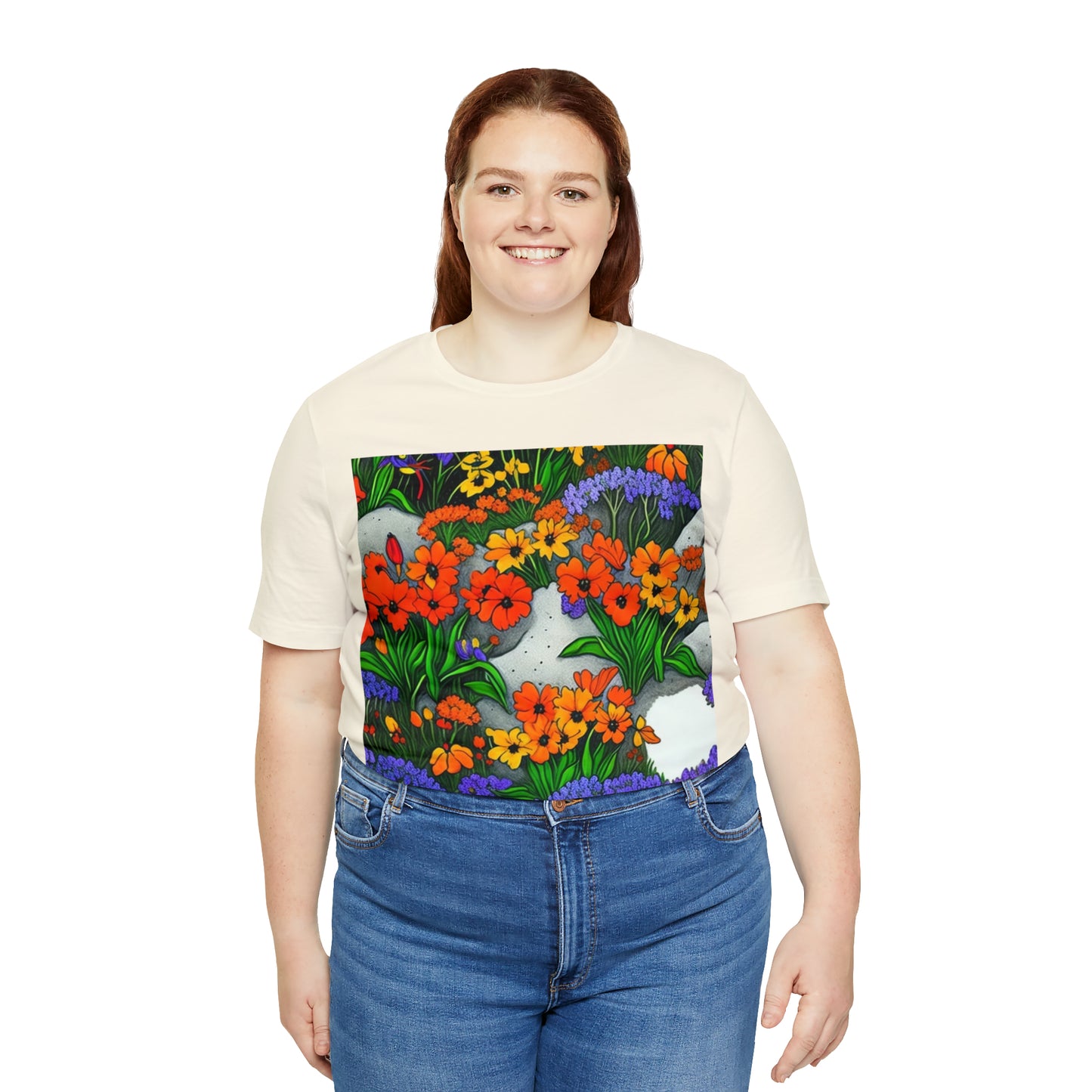 VT Wildflowers #9 -- Unisex Jersey Short Sleeve Tee