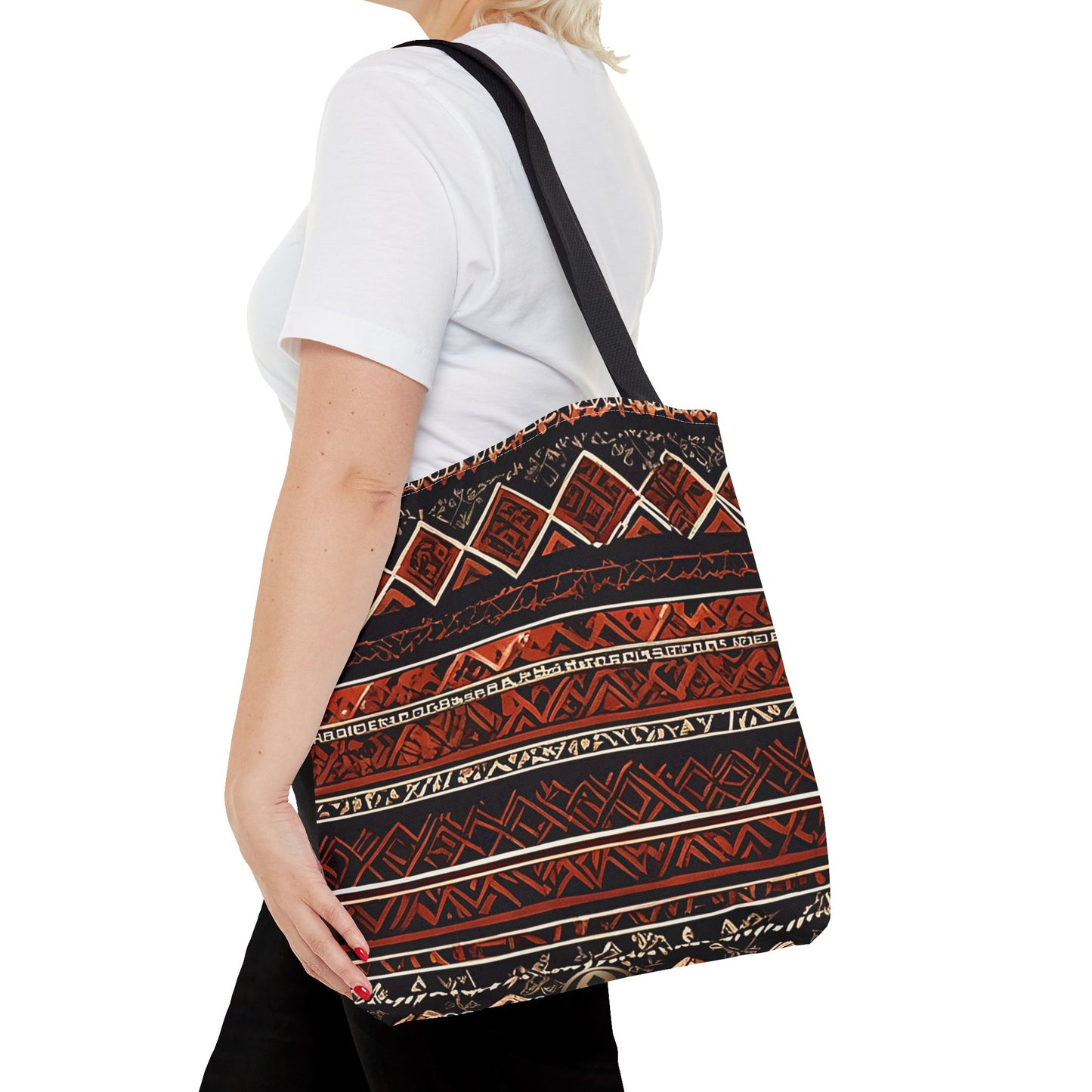 Washington Heights - Patterned Tote Bag for Exploring the City, a New Town, or a Picnic in a Park