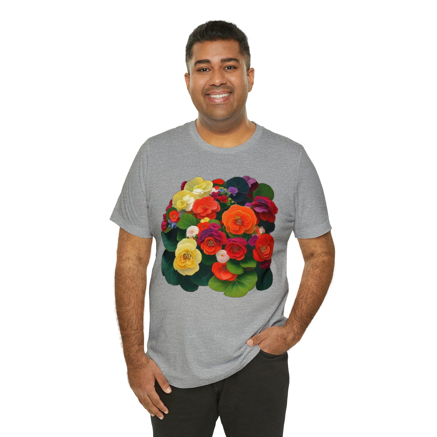 Begonia -- Unisex Jersey Short Sleeve Tee