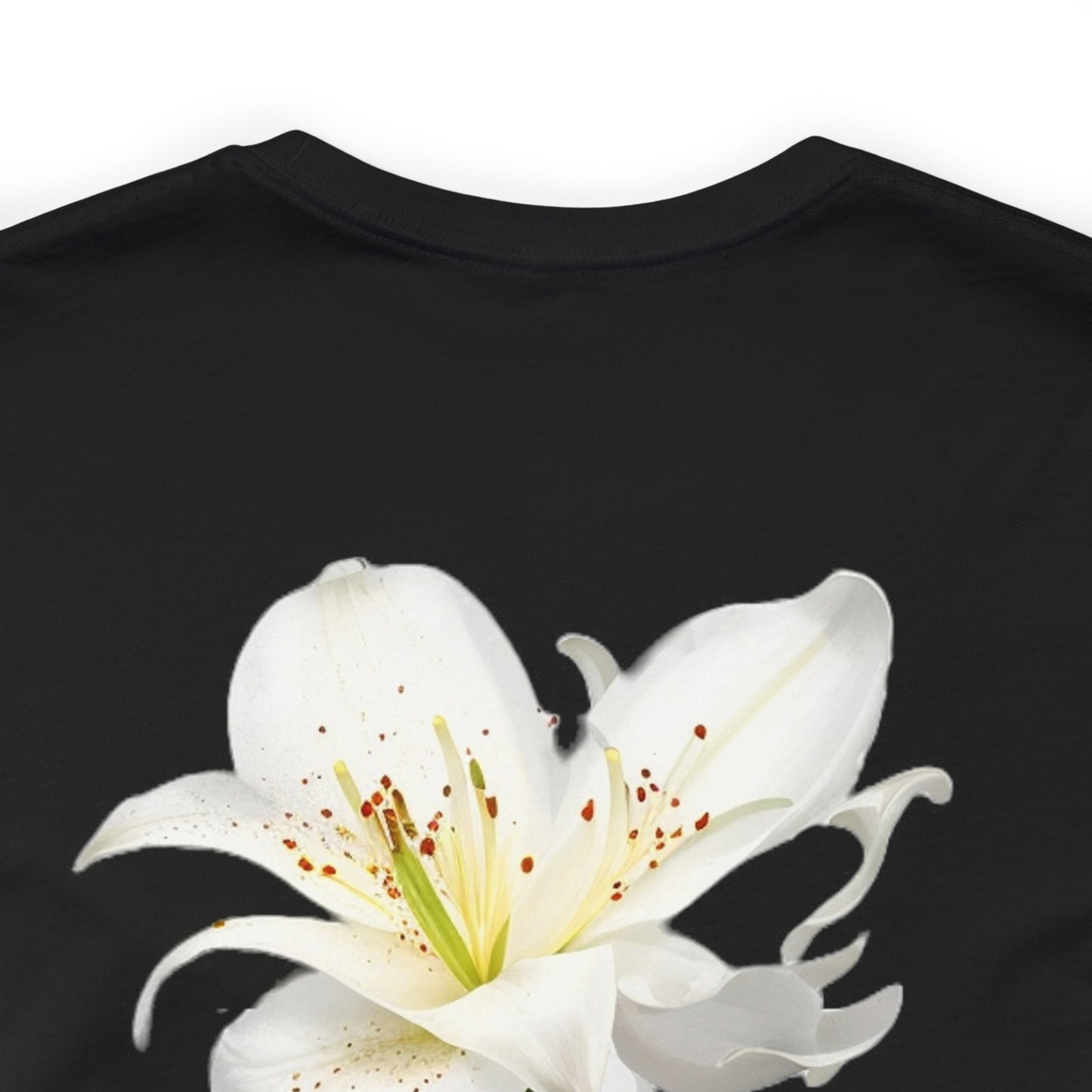 Lily (back) -- Unisex Jersey Short Sleeve Tee