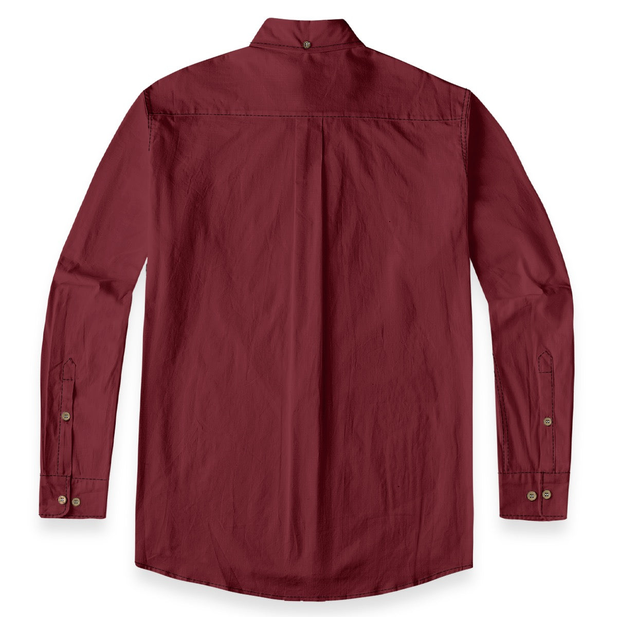 Red (Deep) -- Men's 100% Cotton LS Shirt