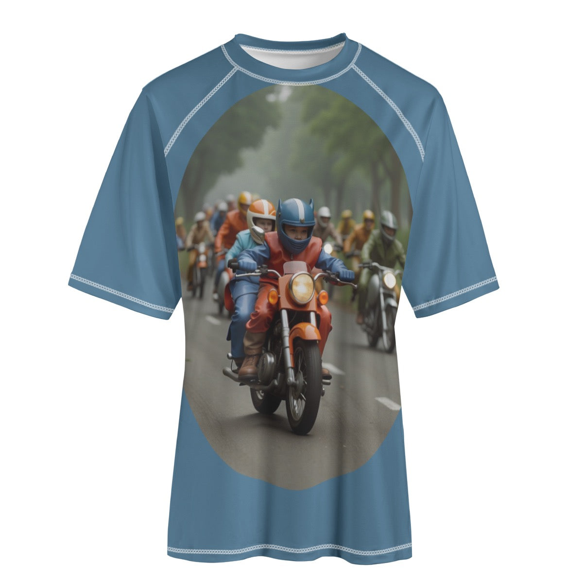 Biker Gate -- Unisex Yoga Sports Short Sleeve T-Shirt