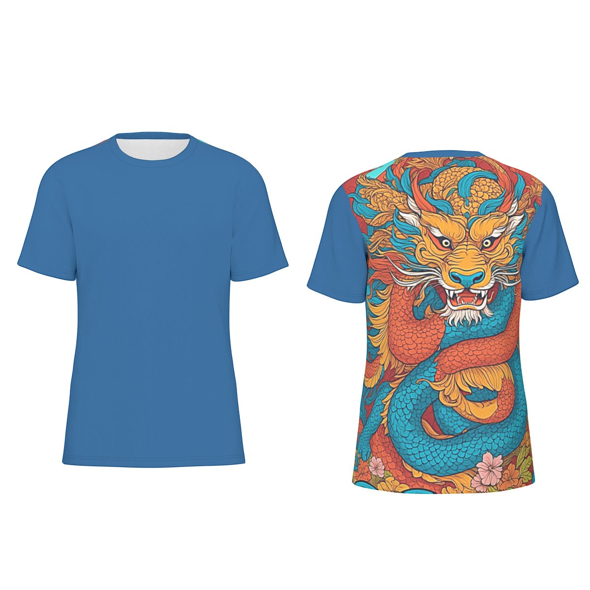 Dragonfire -- Men's O-Neck T-Shirt | 190GSM Cotton