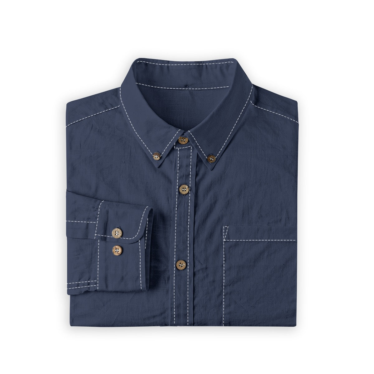 Denim -- Men's 100% Cotton LS Shirt