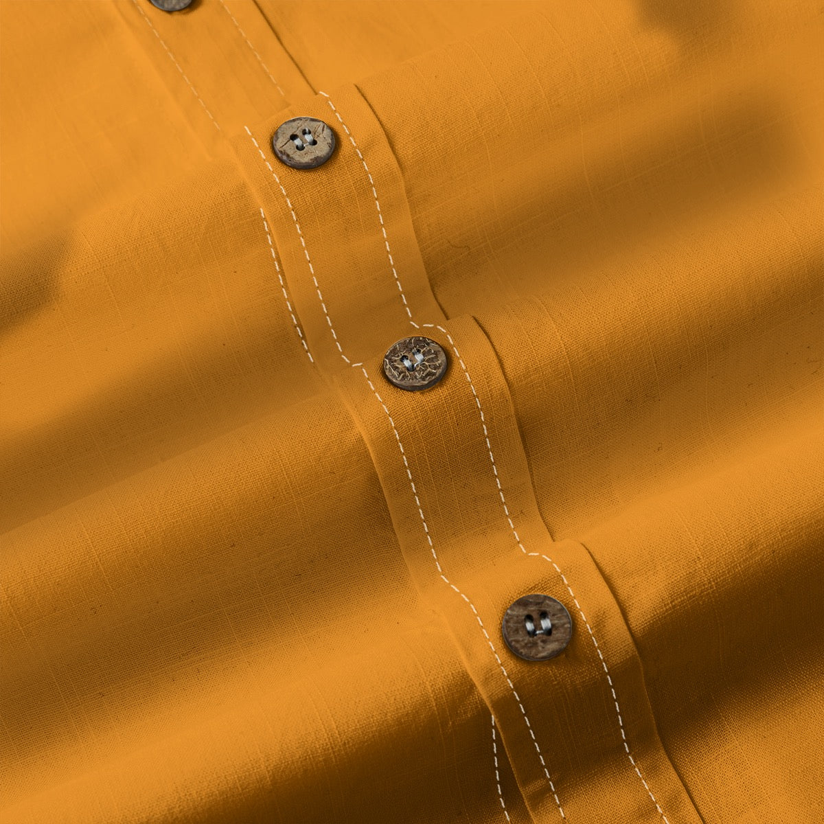 Tangerine -- Men's 100% Cotton LS Shirt