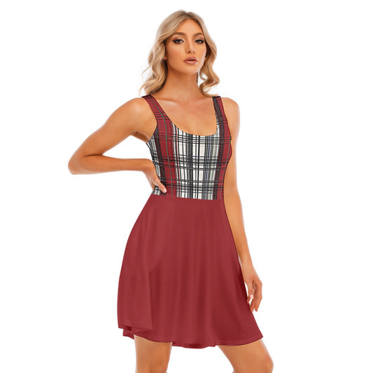 Skara Tartan -- Women's Tank Vest Dress