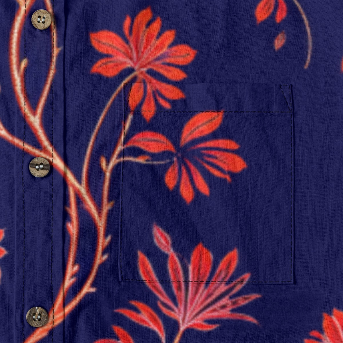 St Pierre -- Men's 100% Cotton LS Shirt