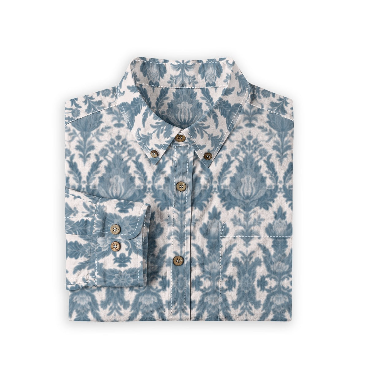 Adalgios -- Men's 100% Cotton LS Shirt