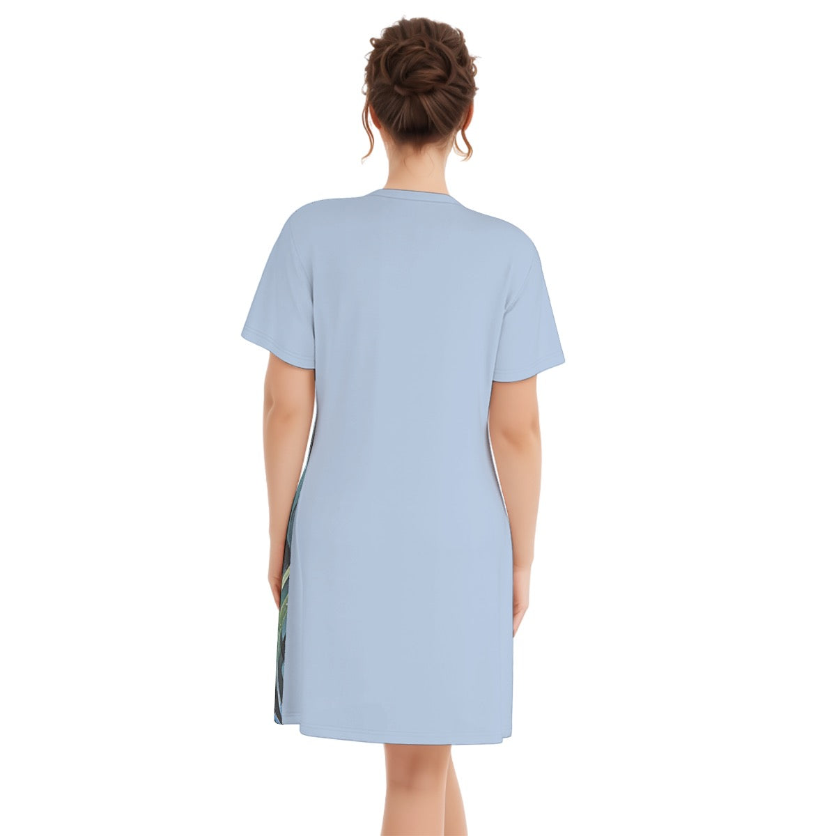 Stream -- Women's V Neck Dress 100% Cotton