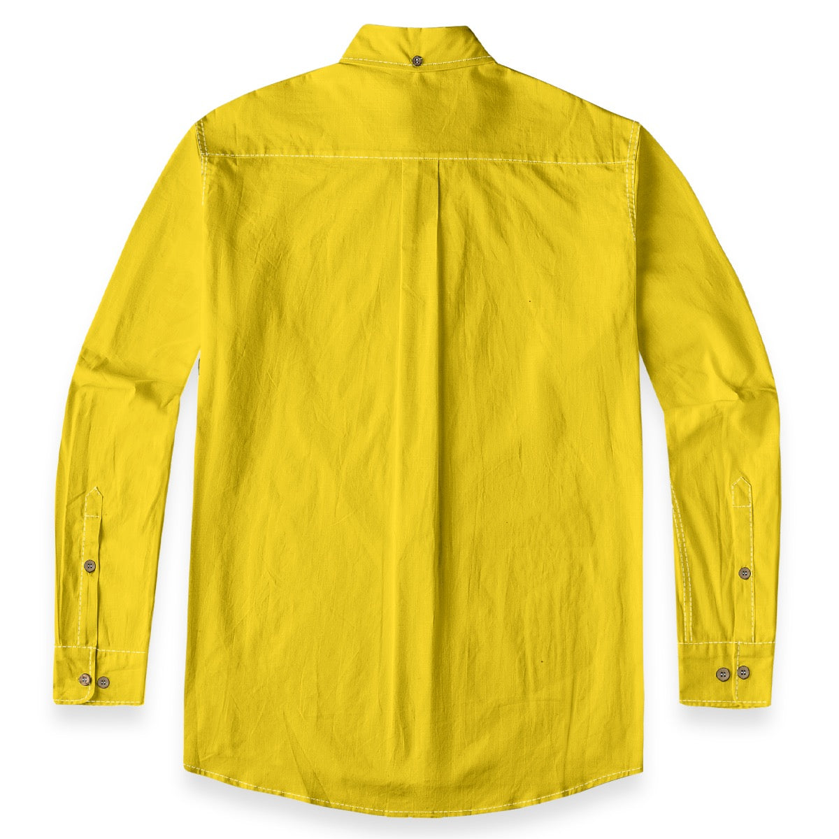 Gold -- Men's 100% Cotton LS Shirt