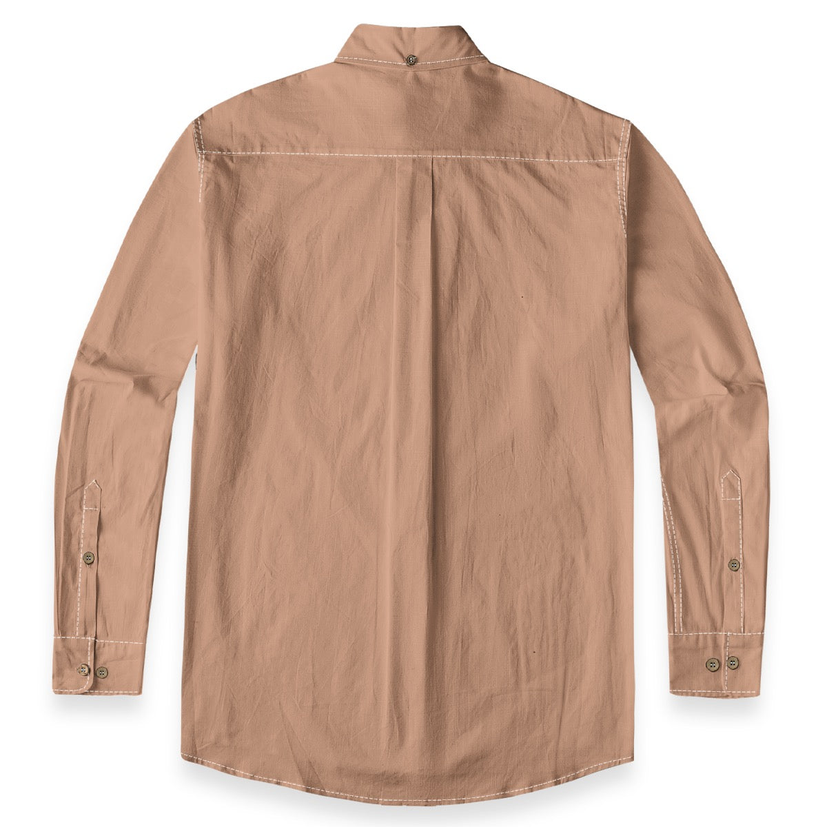 Brass (Antique) -- Men's 100% Cotton LS Shirt