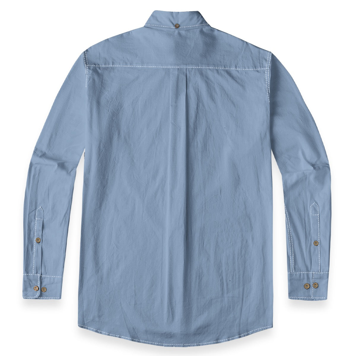 Denim Faded -- Men's 100% Cotton LS Shirt