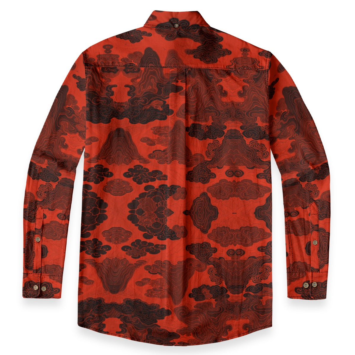 Ring of Fire -- Men's 100% Cotton LS Shirt