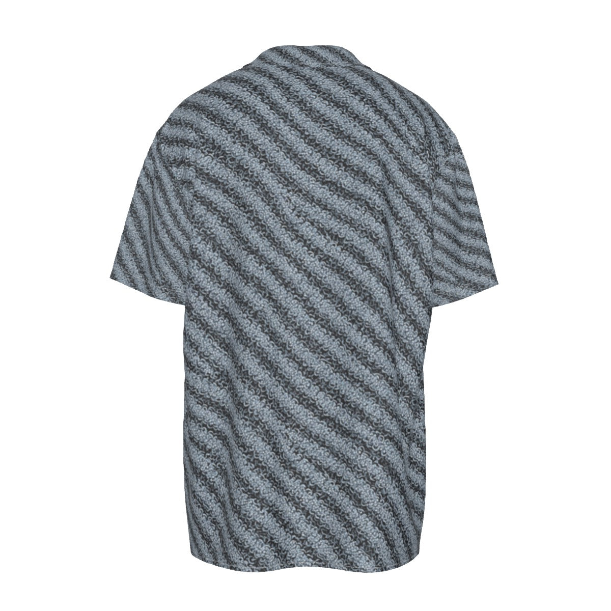 Cotte de Mails -- Men's Imitation Silk Short-Sleeved Shirt