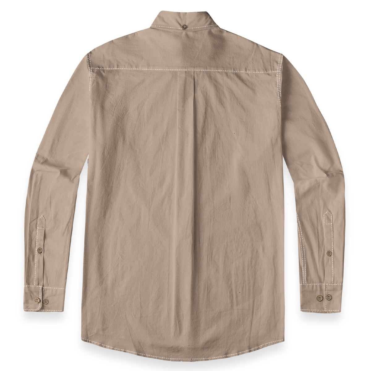 Mushroom -- Men's 100% Cotton LS Shirt