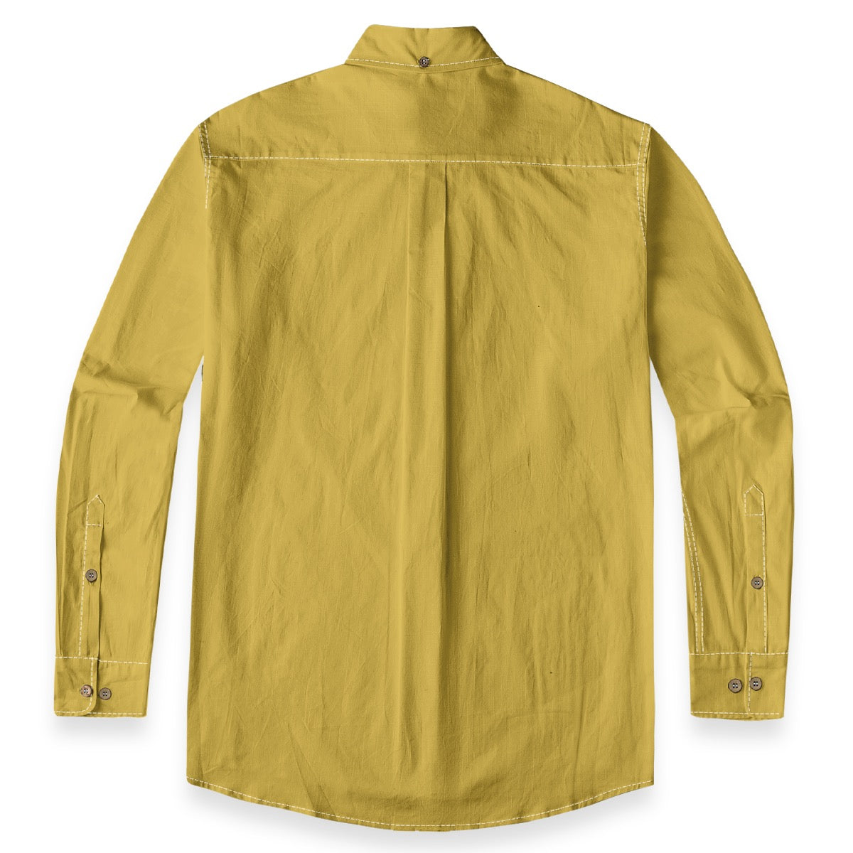 Gold (Dark) -- Men's100% Cotton LS Shirt