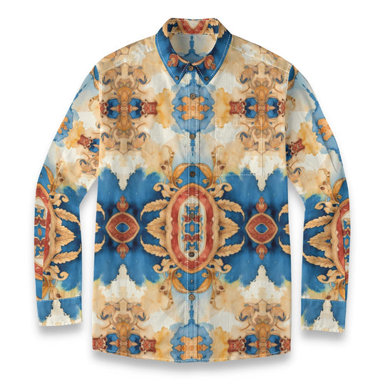 Zako -- Men's 100% Cotton LS Shirt