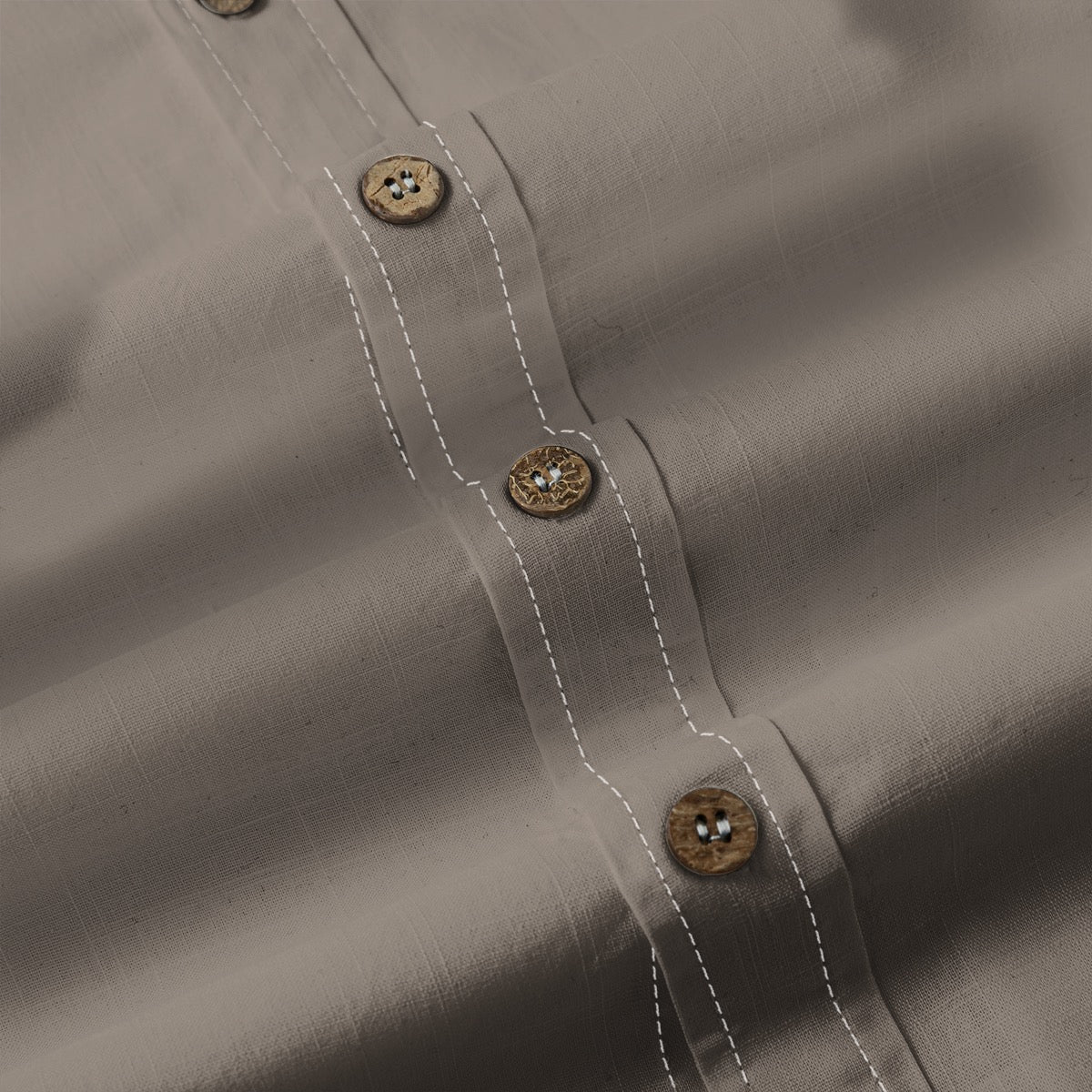 Charcoal (Warm) -- Men's 100% Cotton LS Shirt