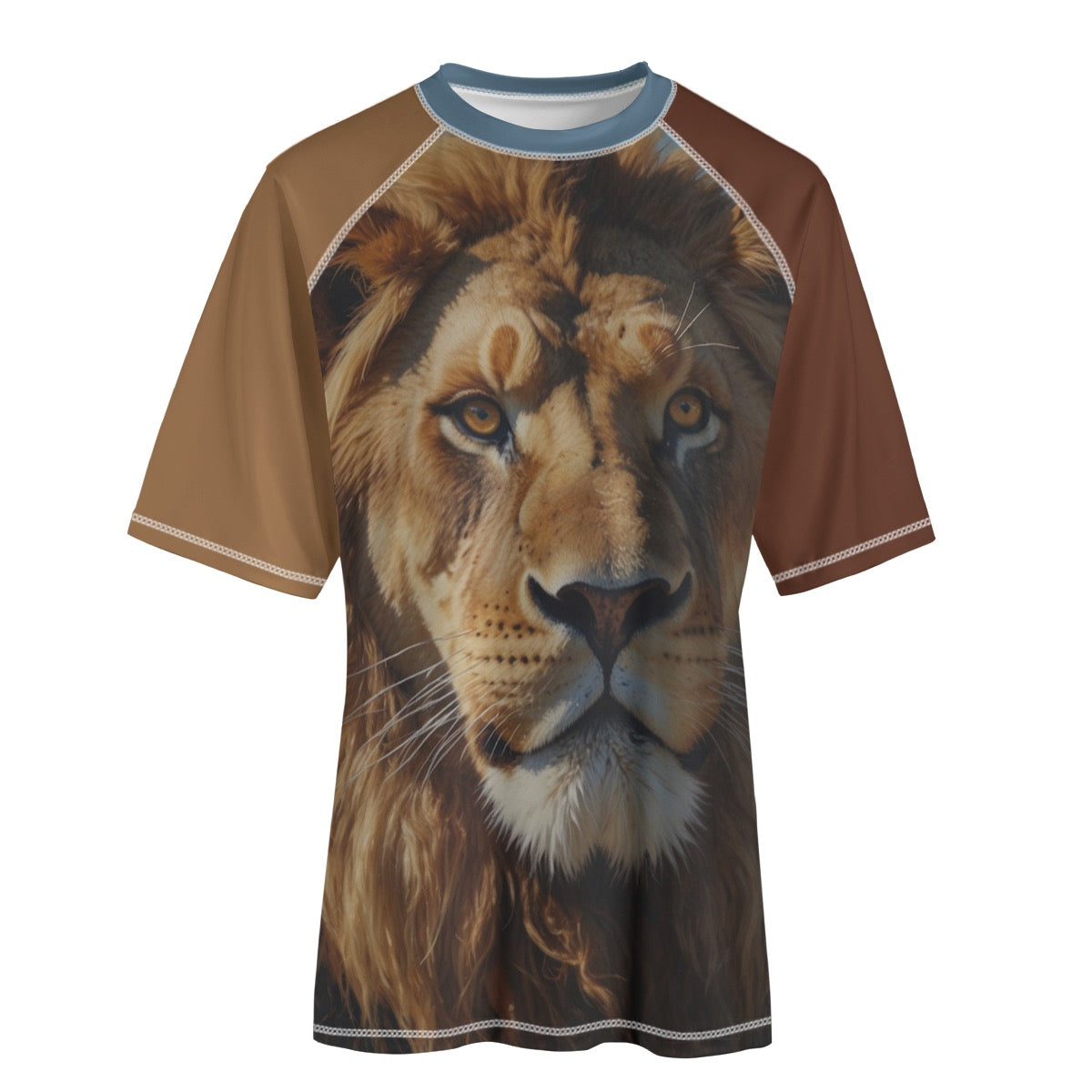 Lion Gate -- Unisex Yoga Sports Short Sleeve T-Shirt