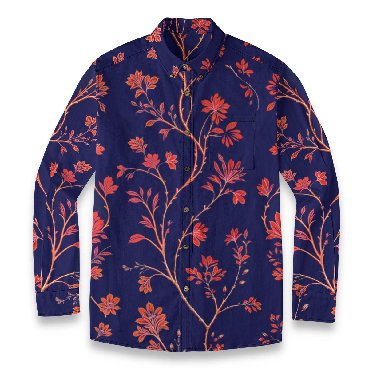 St Pierre -- Men's 100% Cotton LS Shirt