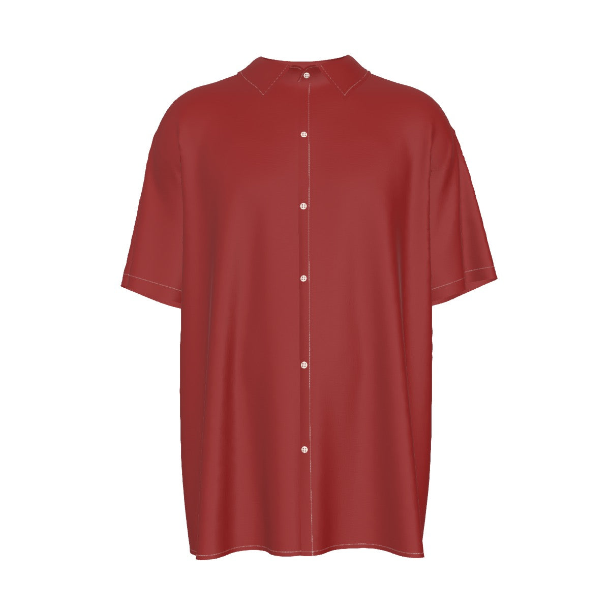 Ticualtzin -- Men's Imitation Silk Short-Sleeved Shirt