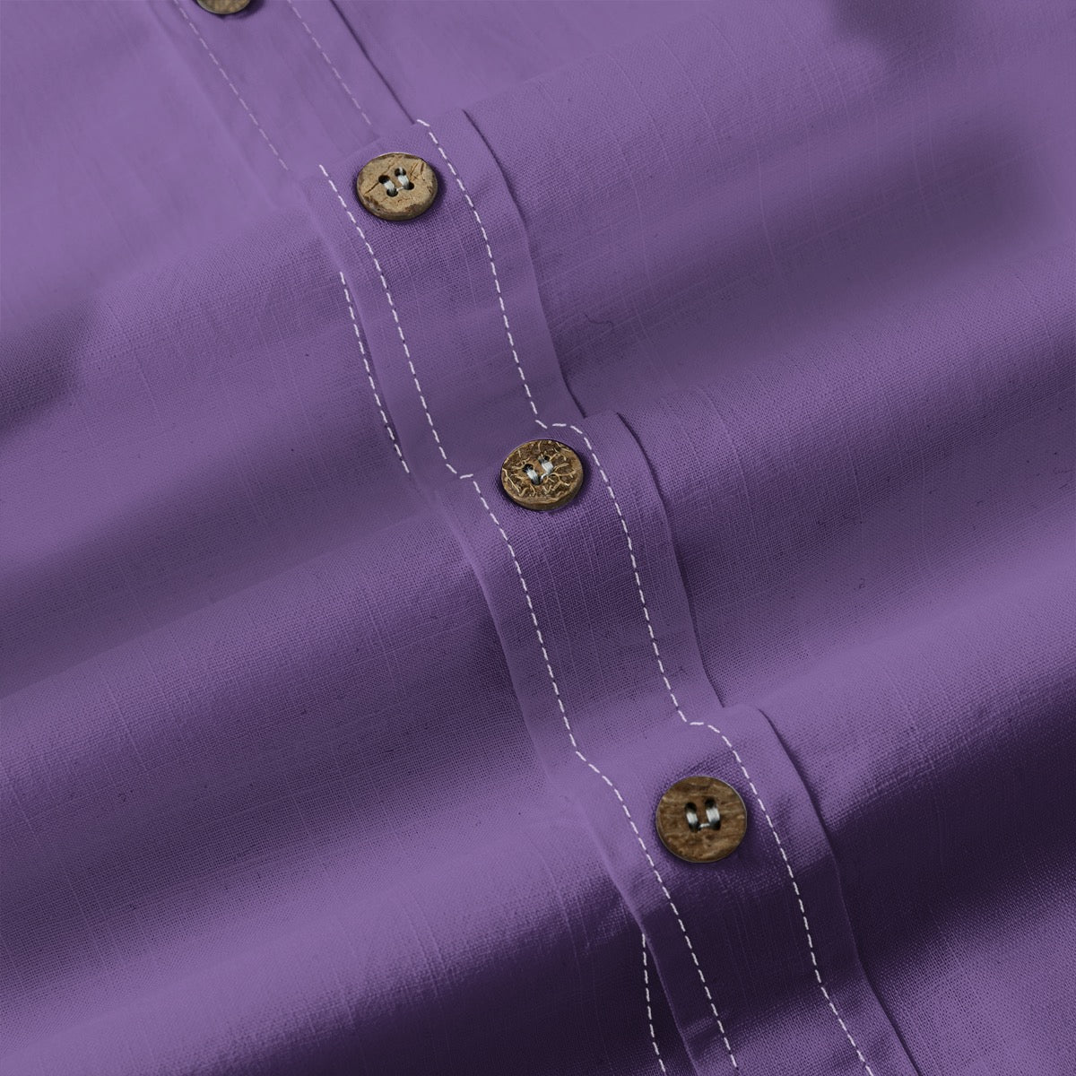 Lavender (Deep) -- Men's 100% Cotton LS Shirt