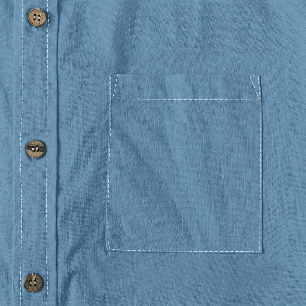 Air Force Blue -- Men's 100% Cotton LS Shirt