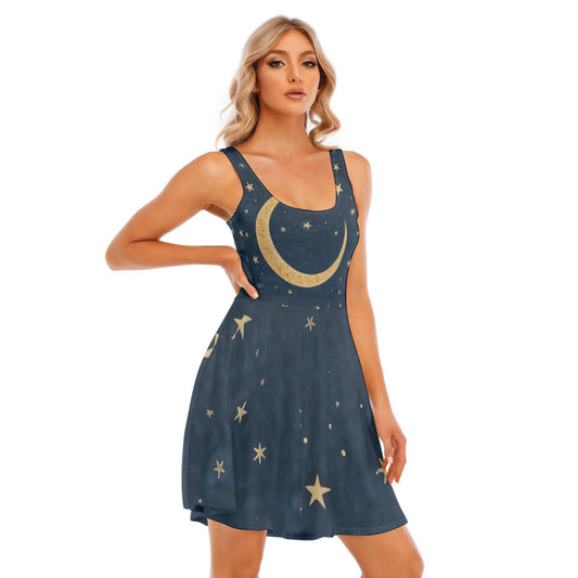 Slice of Moon -- Women's Tank Vest Dress