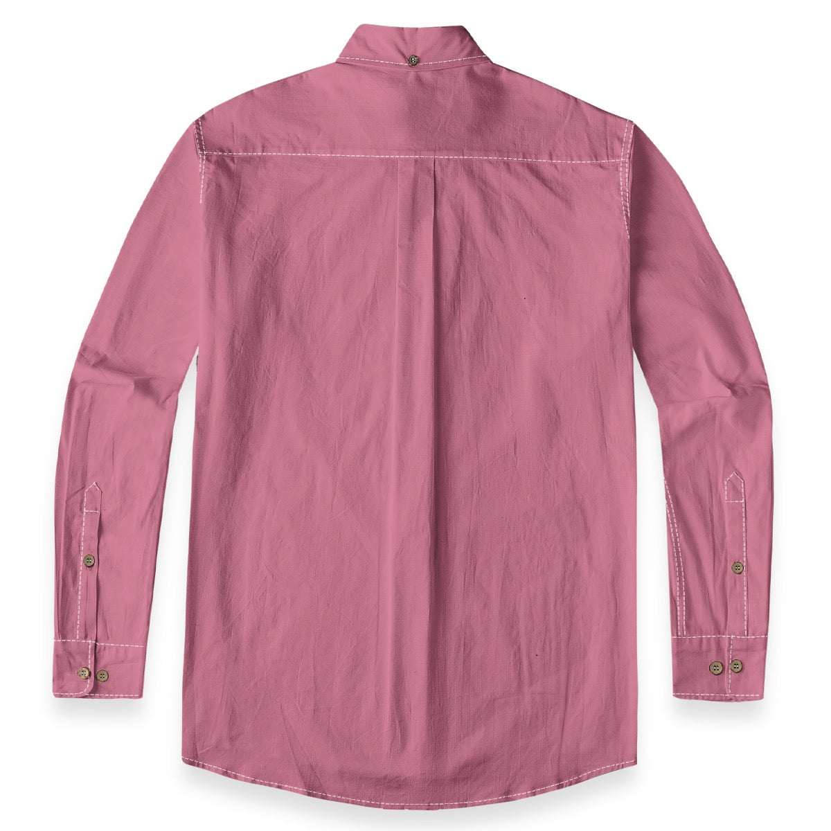 Coral Charm -- Men's 100% Cotton LS Shirt