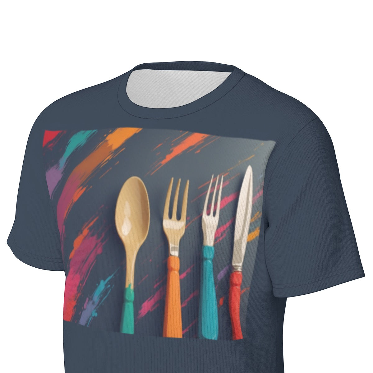 Let's Eat -- Men's O-Neck T-Shirt | 190GSM Cotton