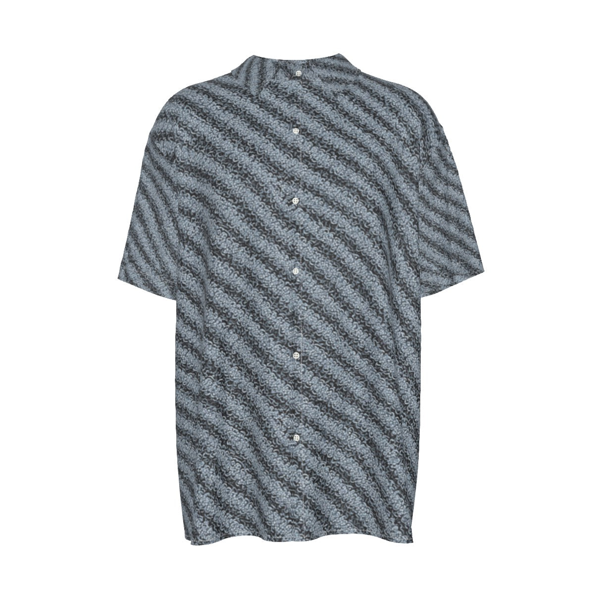 Cotte de Mails -- Men's Imitation Silk Short-Sleeved Shirt