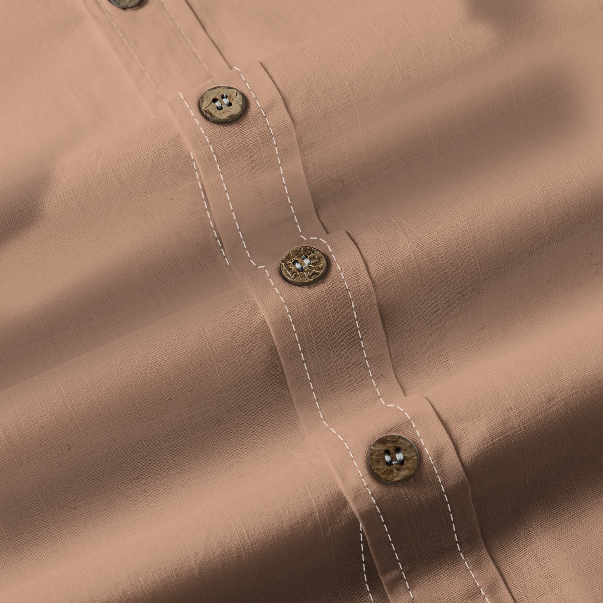 Brass (Antique) -- Men's 100% Cotton LS Shirt