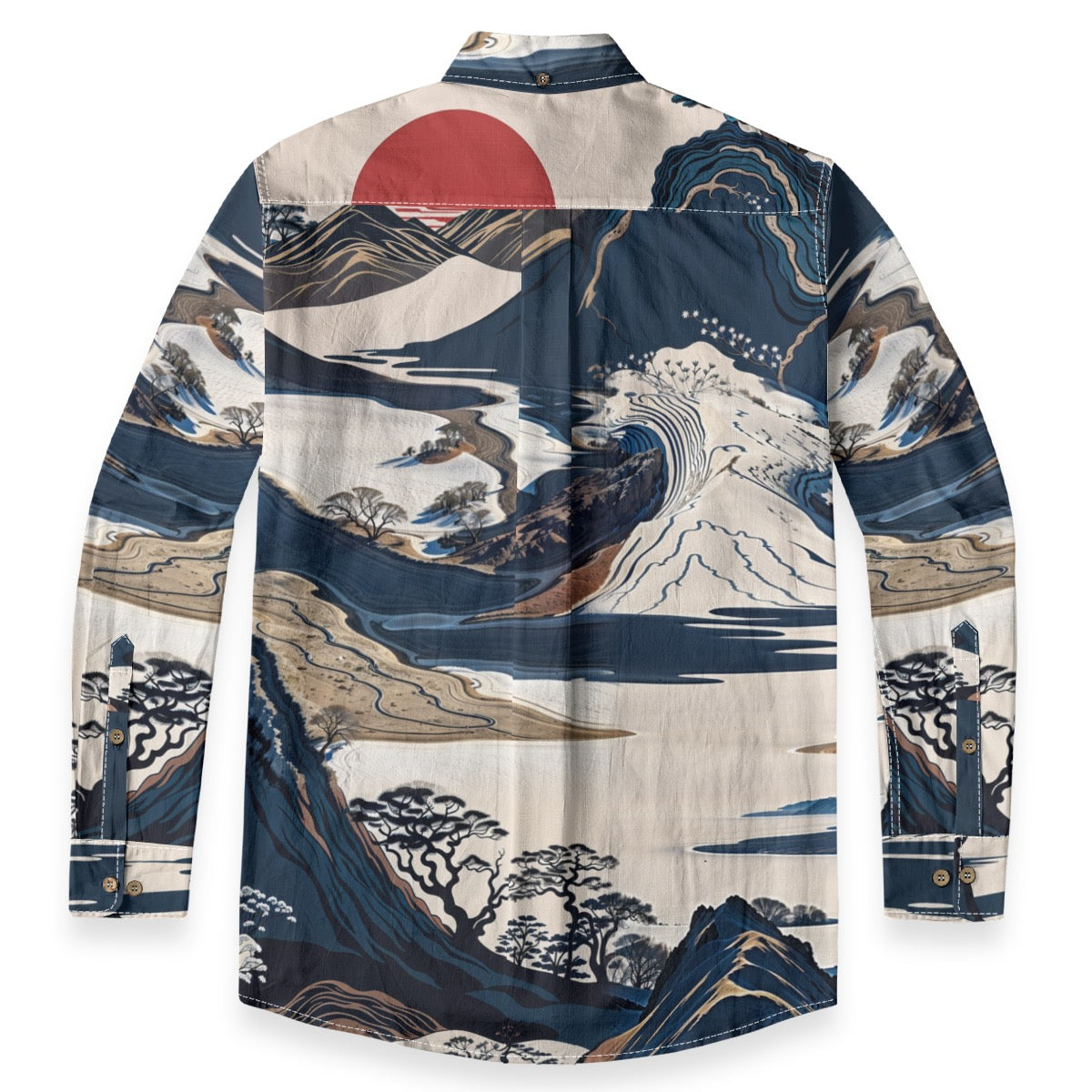 Kaya -- Men's 100% Cotton LS Shirt