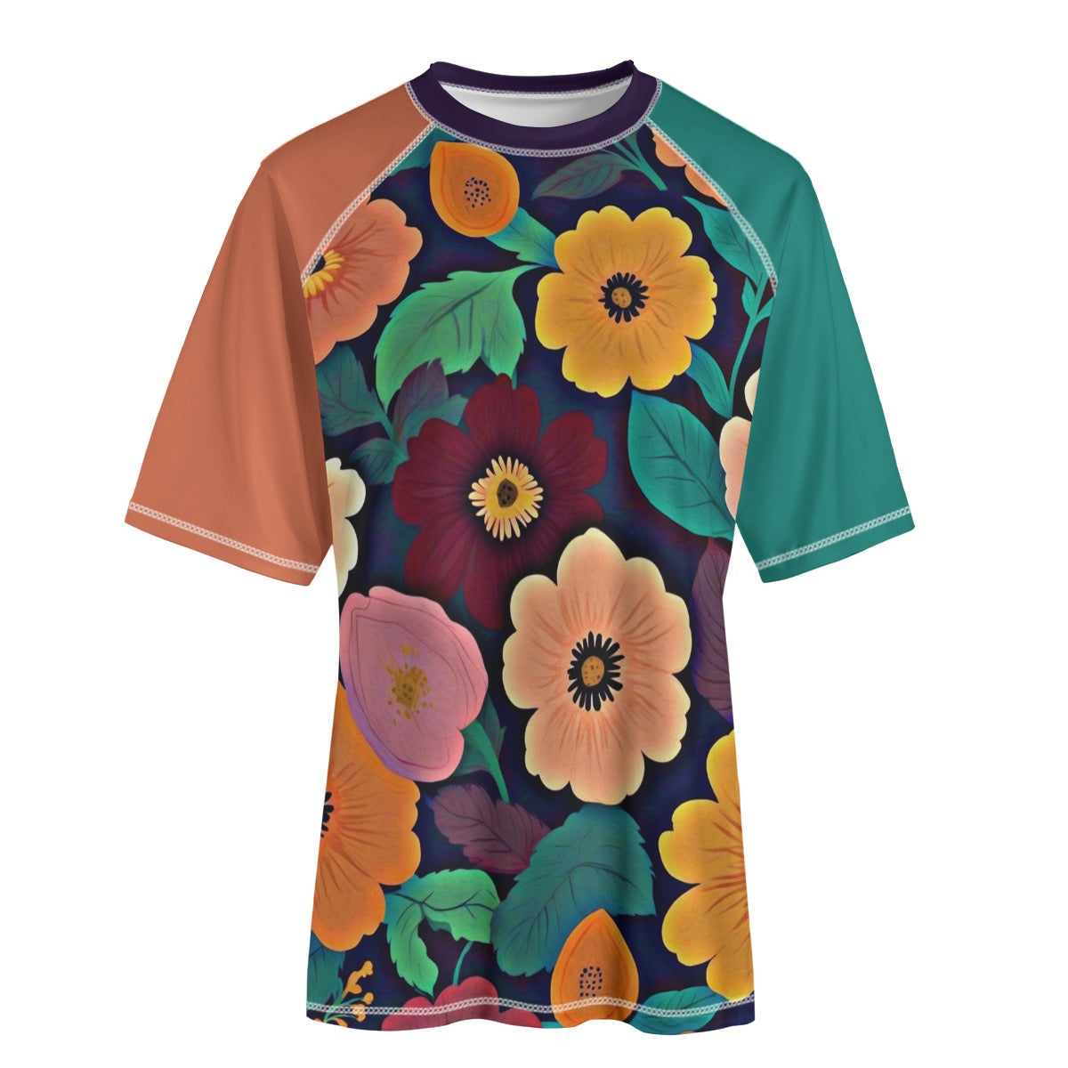 Flower Gate -- Unisex Yoga Sports Short Sleeve T-Shirt