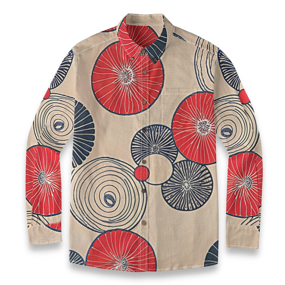 Cercles -- Men's 100% Cotton LS Shirt