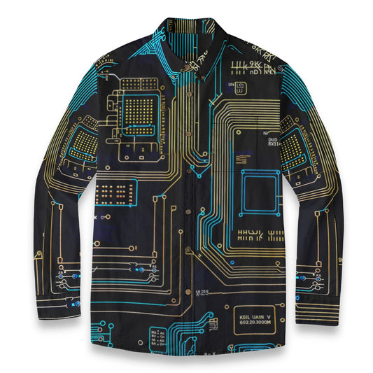 Circuit -- Men's 100% Cotton LS Shirt