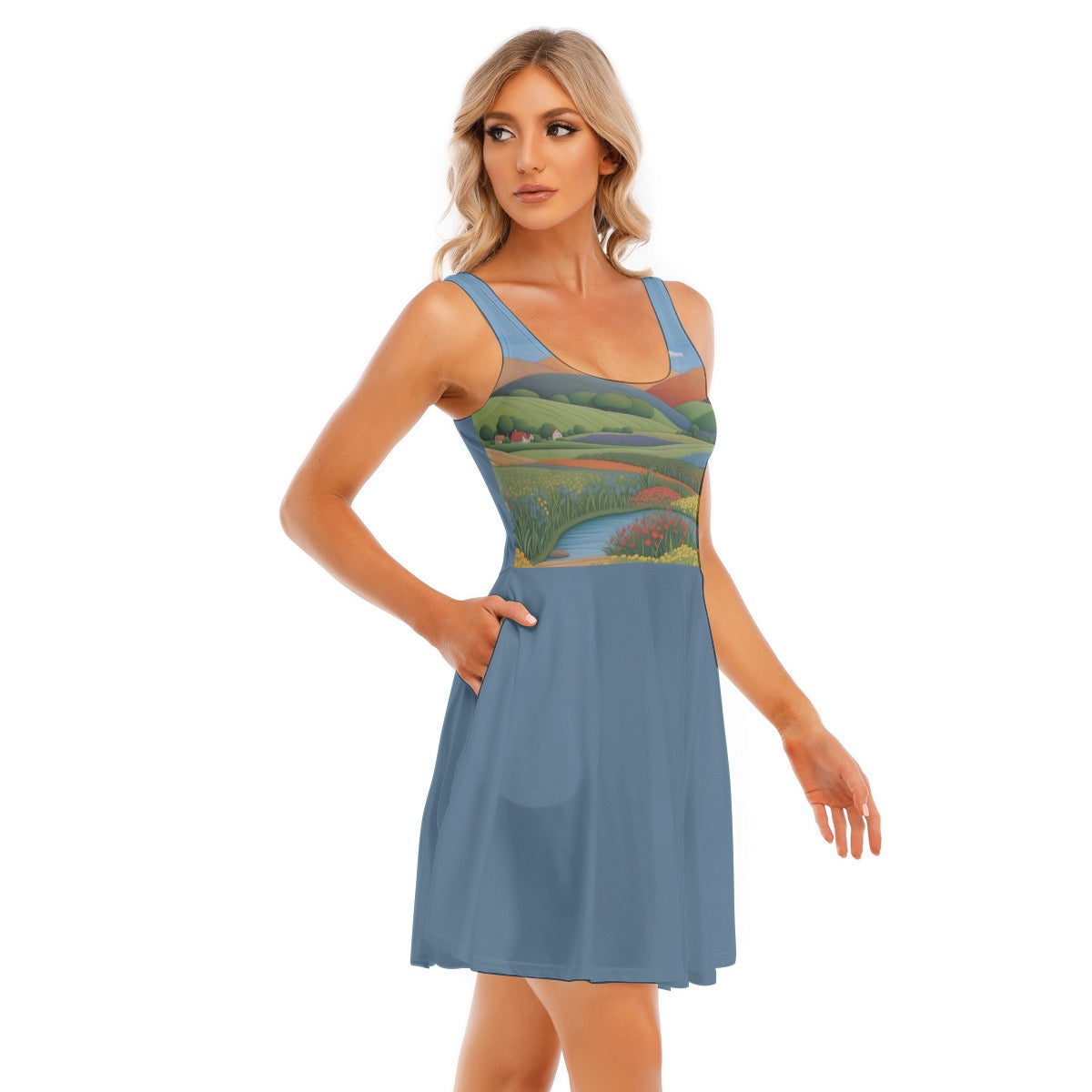 Country -- Women's Tank Vest Dress