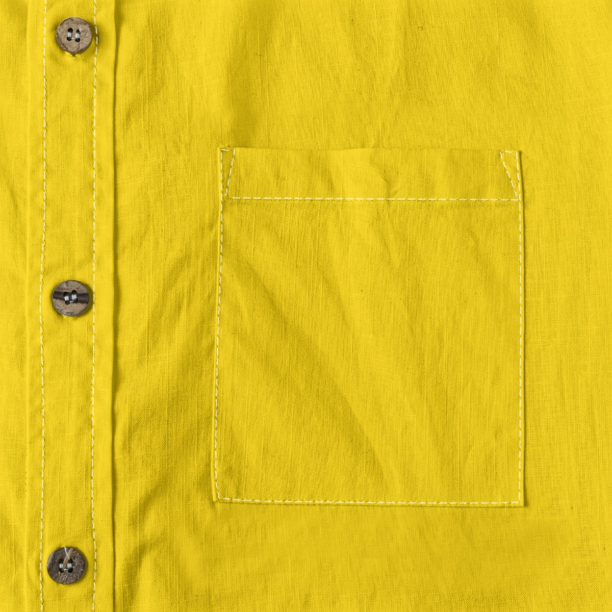 Gold -- Men's 100% Cotton LS Shirt