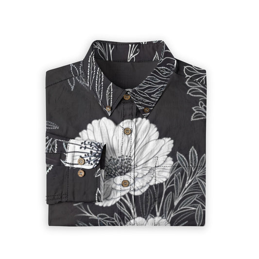 Midnight -- Men's 100% Cotton LS Shirt