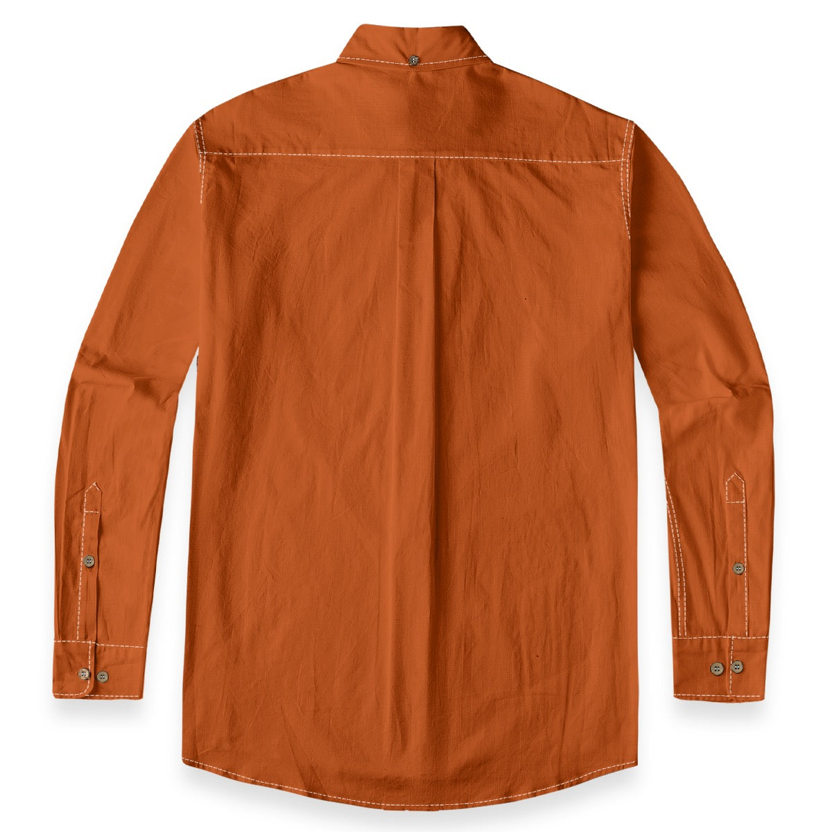 Mahogany -- Men's 100% Cotton LS Shirt