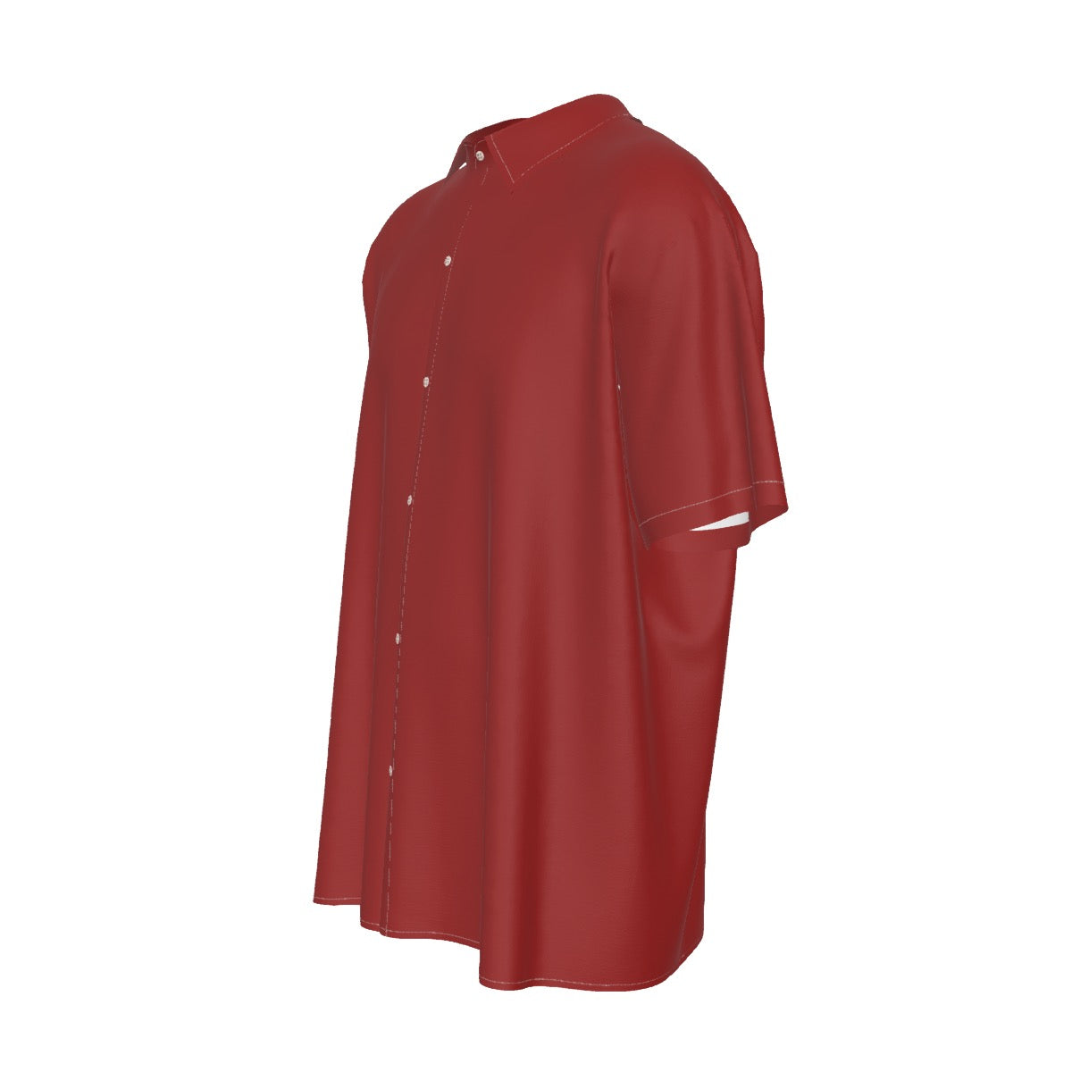 Ticualtzin -- Men's Imitation Silk Short-Sleeved Shirt