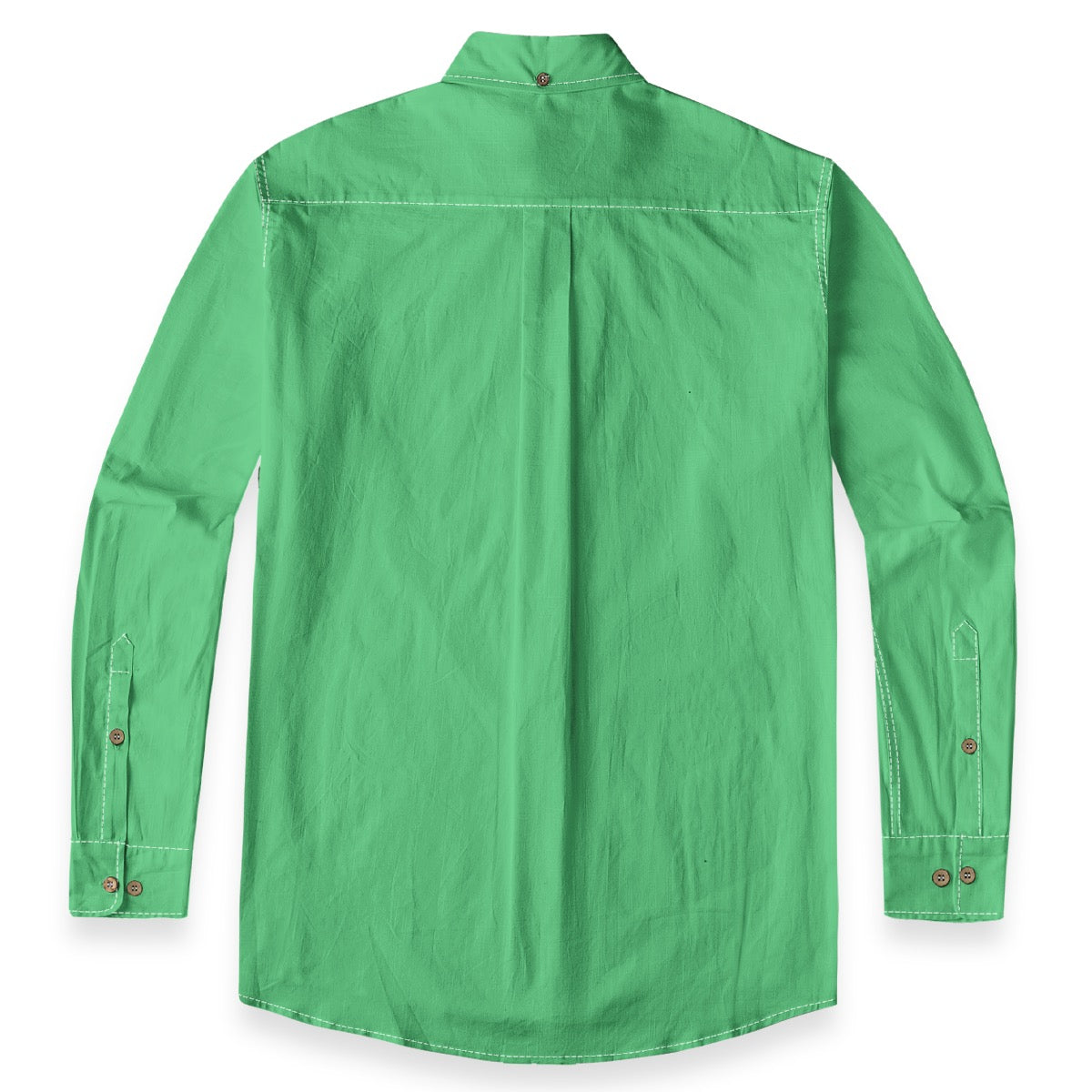 Emerald Green -- Men's 100% Cotton LS Shirt