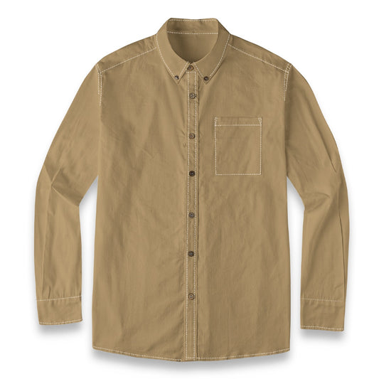 Bronze -- Men's 100% Cotton LS Shirt