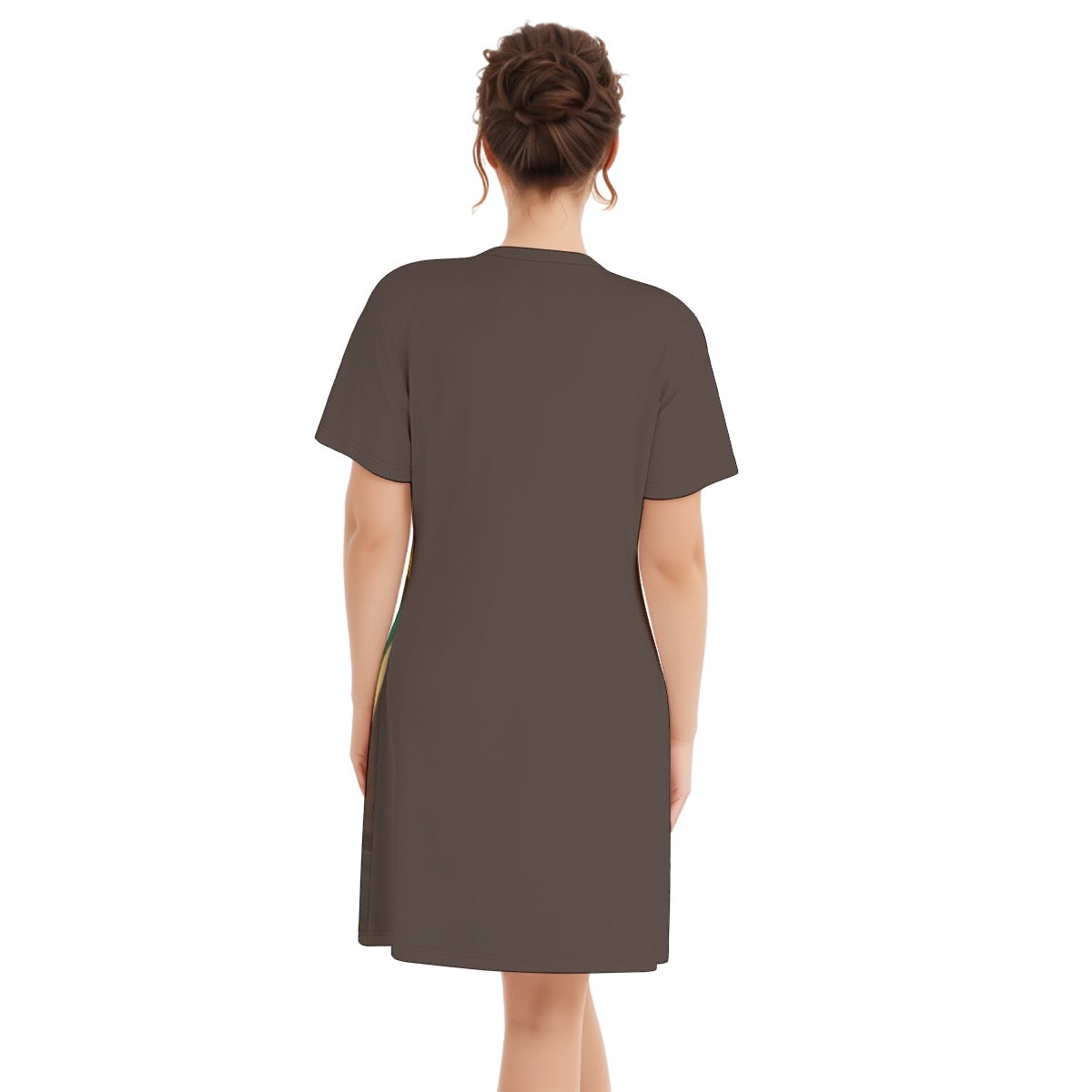 Desert Haven -- Women's V Neck Dress 100% Cotton