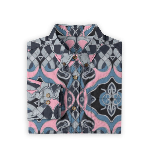 Ción -- Men's 100% Cotton LS Sleeve Shirt