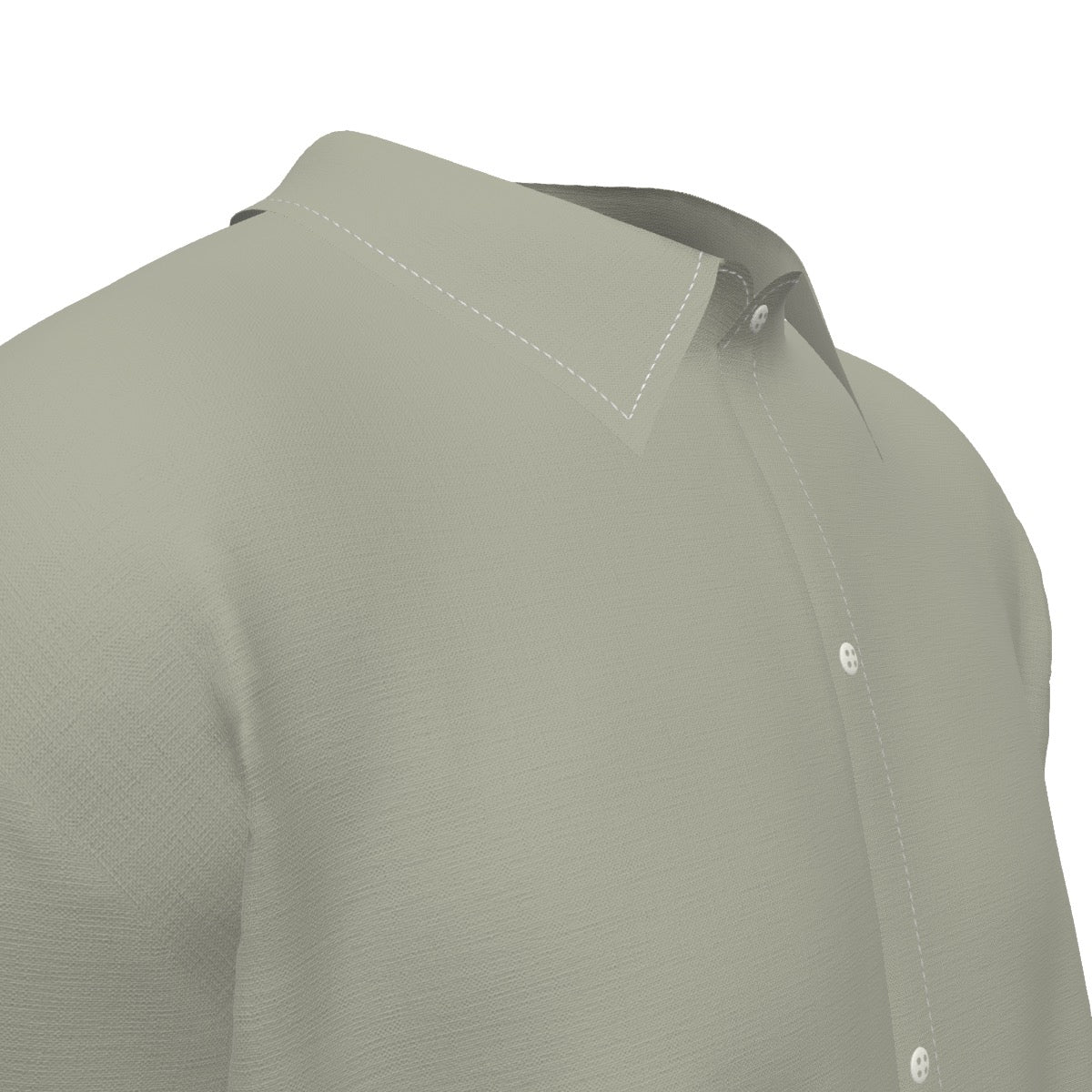 Maple Leaf -- Men's Imitation Silk Short-Sleeved Shirt