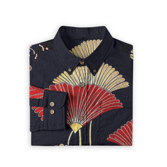 Shànzi -- Men's 100% Cotton LS Shirt