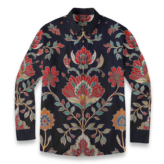 York -- Men's 100% Cotton LS Shirt