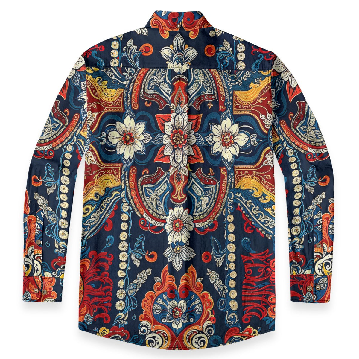Duque -- Men's 100% Cotton LS Shirt