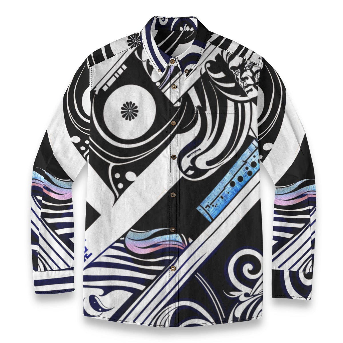 Draft -- Men's 100% Cotton LS Shirt